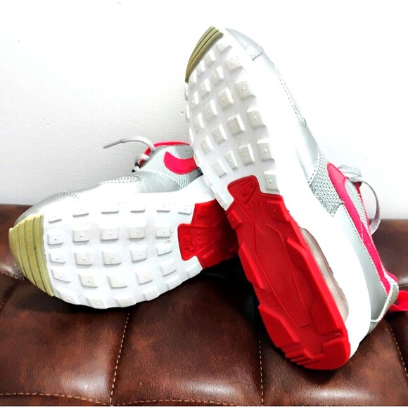 NIKE Air Max Muse 654729 Silver Red White Womens Athletic Shoes Size 9 - Picture 6 of 12